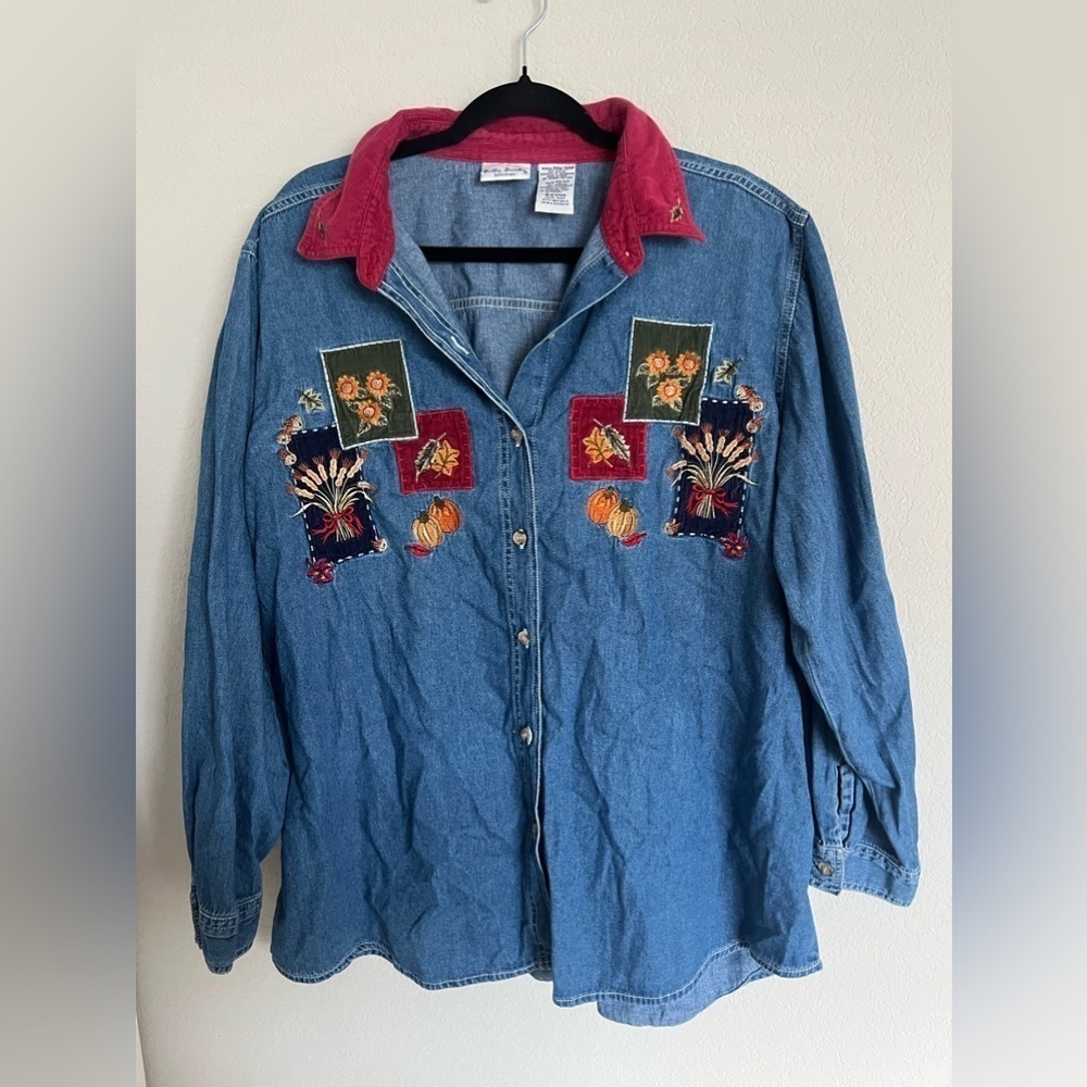 Vintage Denim autumn shirt 🍂 🍁